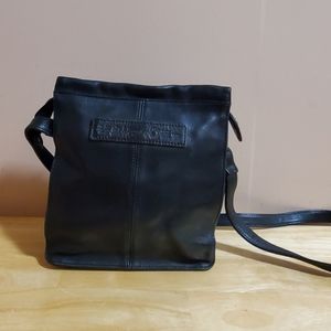 Fossil 75082 Black Leather Cross Body Bag